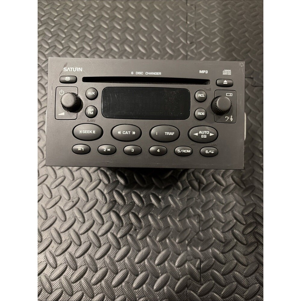 Saturn Audio Equipment Radio Am-fm-cd Player With MP3 6 Disc Fits 05 ION 720757